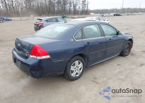 2009 Chevrolet Impala Ls из США, поврежденный, VIN 2G1WB57K091292672